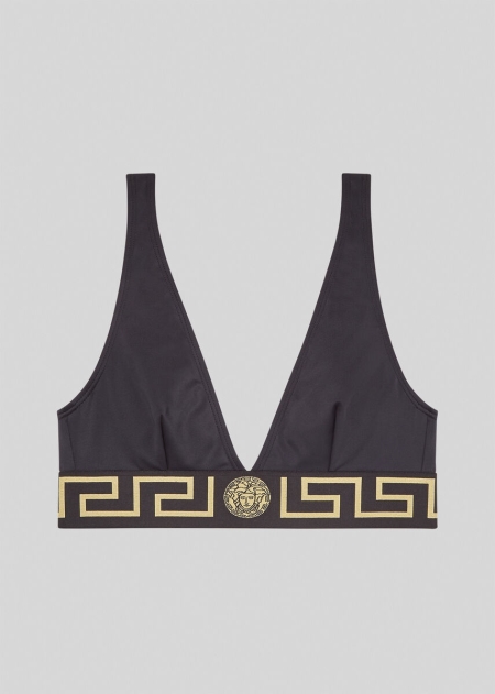 Versace Greca Border Triangle Bikinitopp Dam - 293085BDR